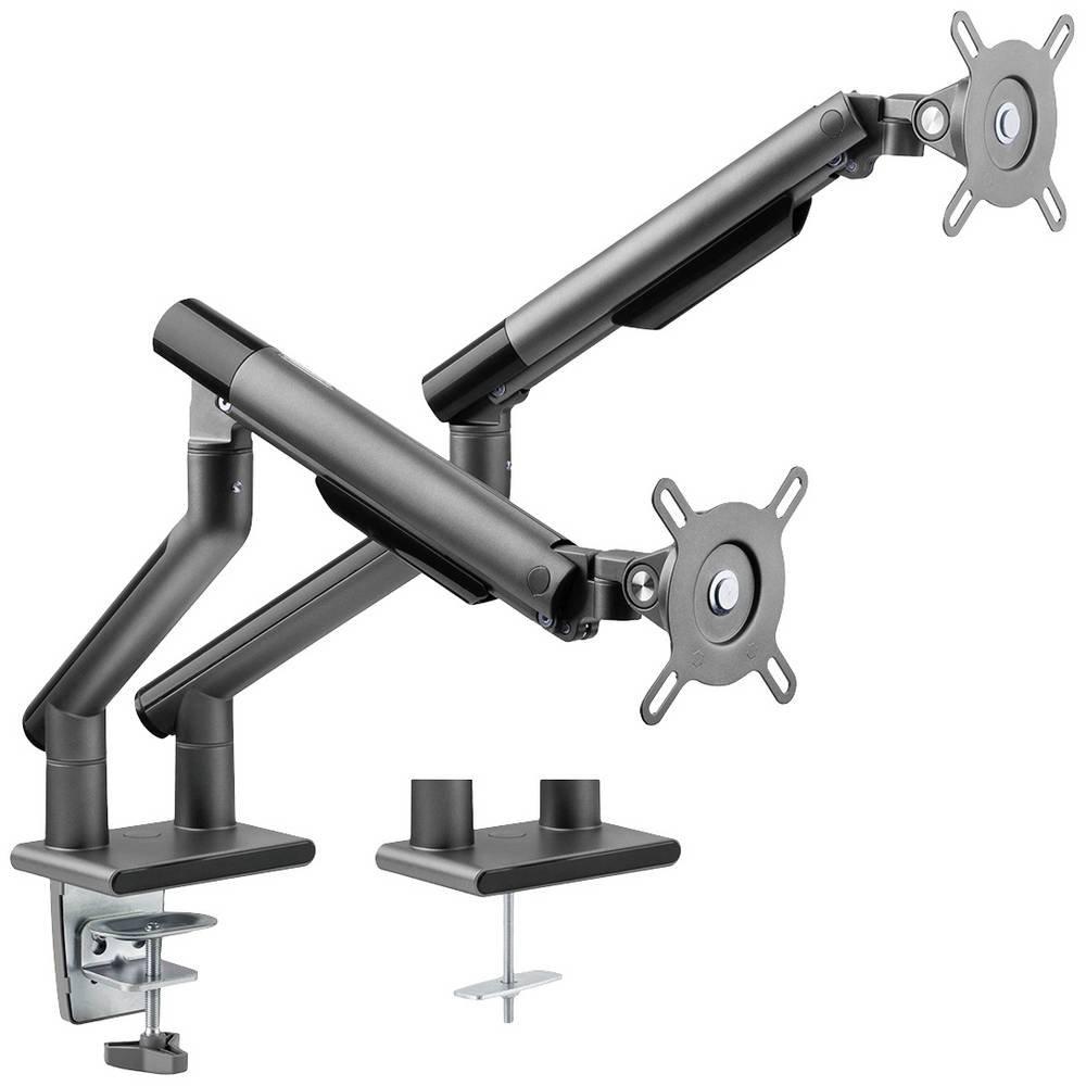 Image of Vollbeweglicher Tischhalter mit Federsystem für 2 Flachbildschirme