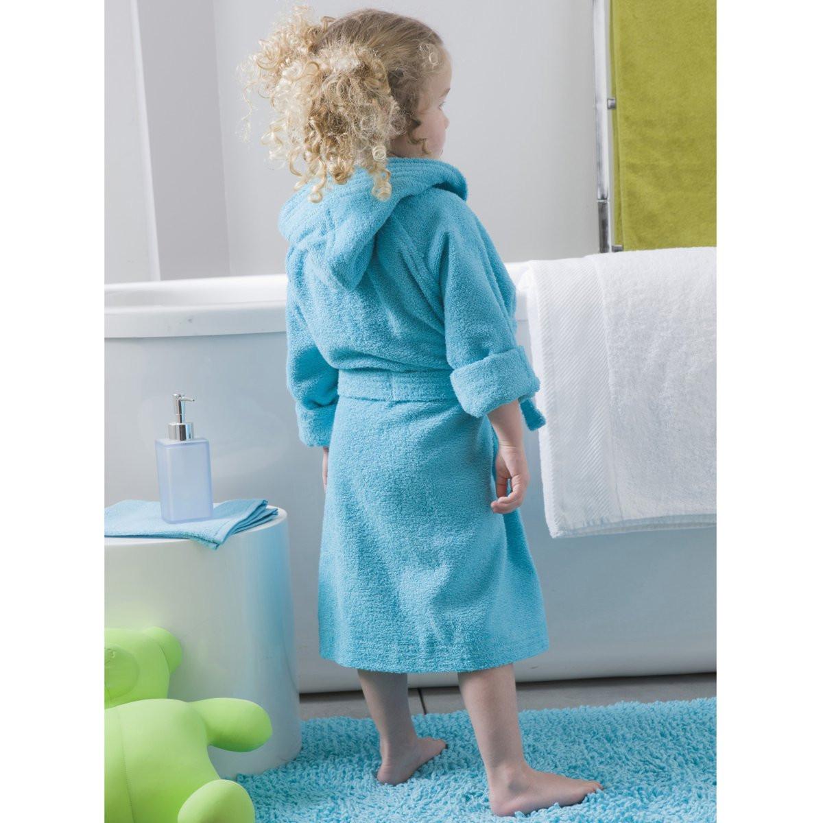 La Redoute Intérieurs  Kinderbademantel Scenario mit Kapuze (350 g/m²) 