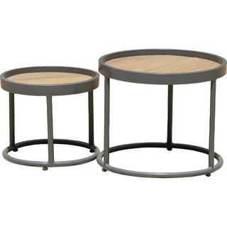 mutoni Garten Table d&#039;appoint Silea natur (Set de 2)  