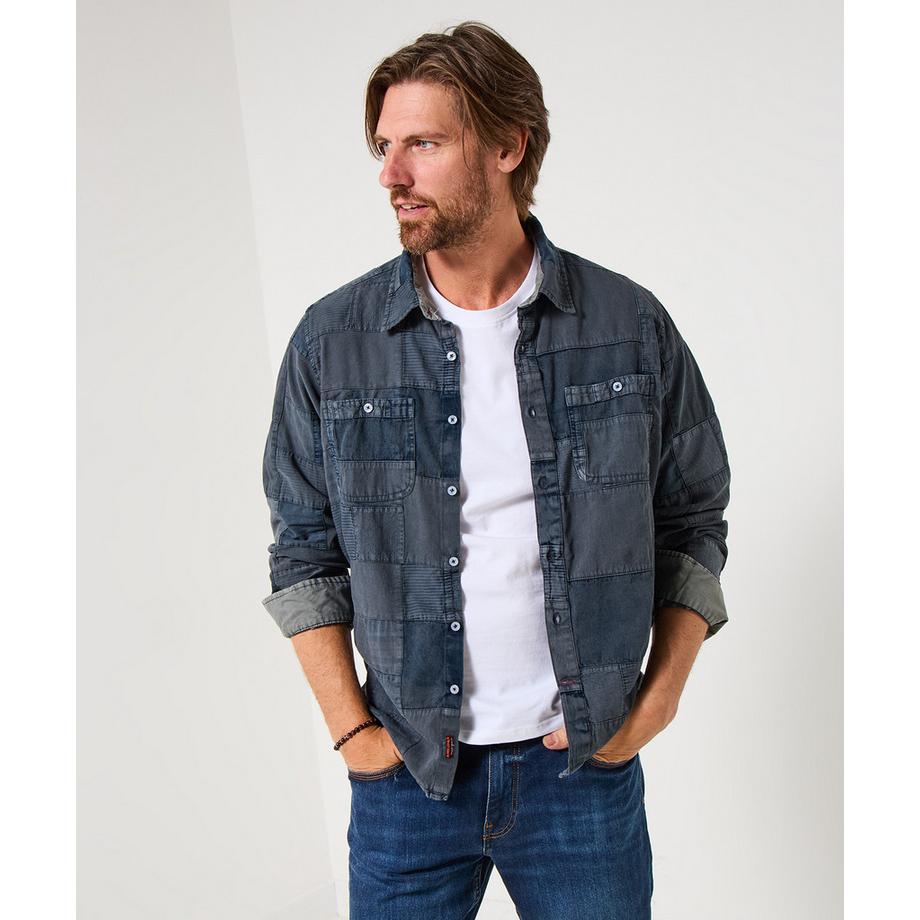 Joe Browns Camicia Patchwork Collo Classico Maniche Lunghe  