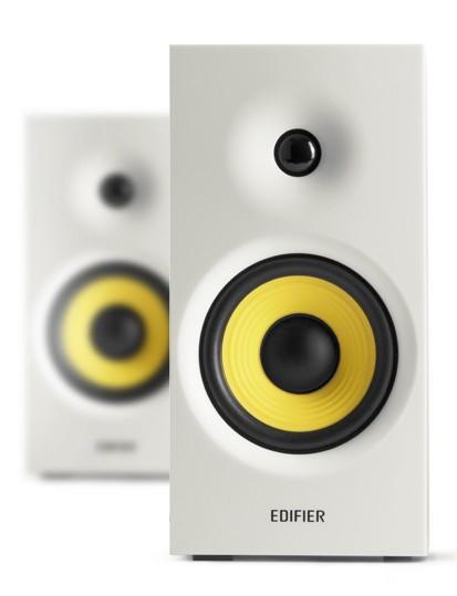 Edifier  R1080BT, Aktiv Regallautsprecher Weiss, Bluetooth, 2 x Cinch-Eingänge 