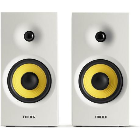 Edifier  R1080BT, Aktiv Regallautsprecher Weiss, Bluetooth, 2 x Cinch-Eingänge 