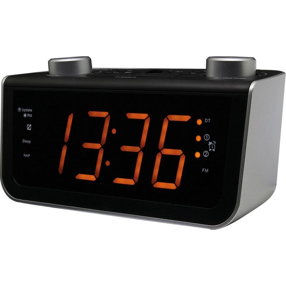 soundmaster  Soundmaster FUR5005 Radio portable Horloge Numérique Noir 
