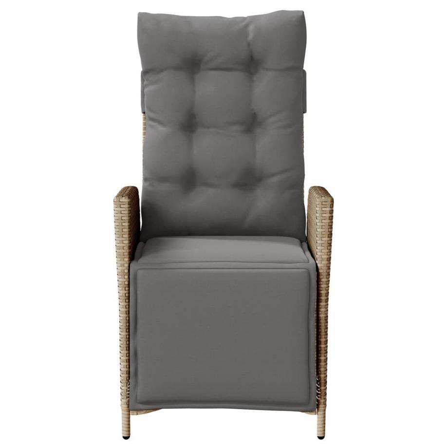 VidaXL Gartensessel verstellbar poly-rattan  