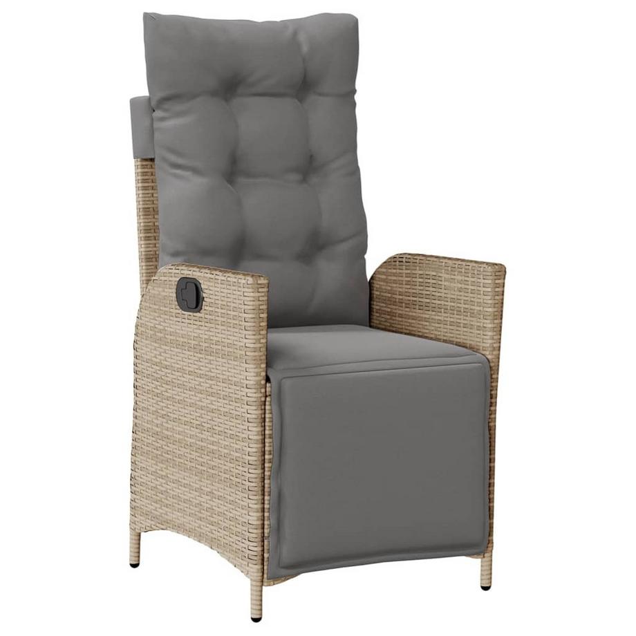VidaXL Gartensessel verstellbar poly-rattan  