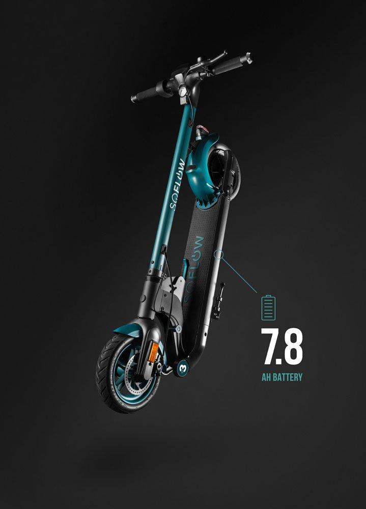 SoFlow  SoFlow | Elektro Scooter | SO3 Gen 2 | Schwarz-grün 