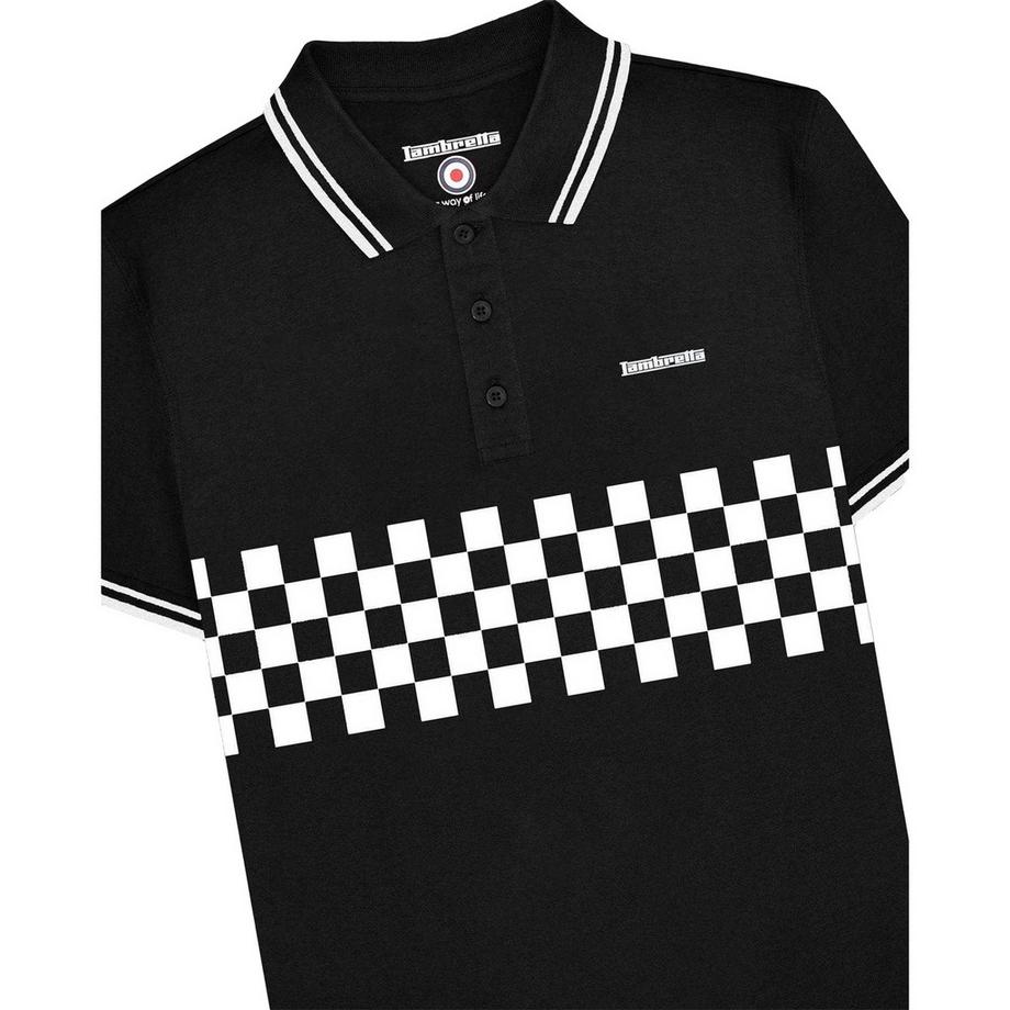 Lambretta Polo à Motif Carreaux  
