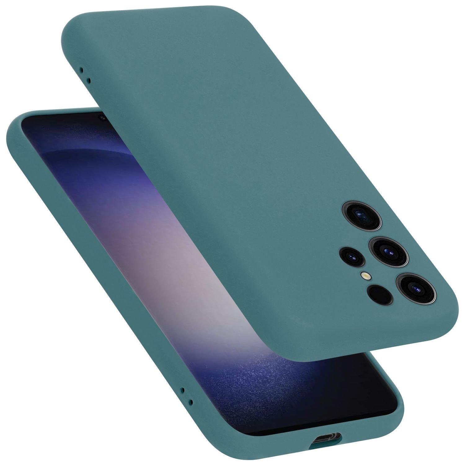 Image of Hülle für Samsung Galaxy S23 ULTRA in LIQUID GRÜN - Schutzhülle aus flexiblem TPU Silikon