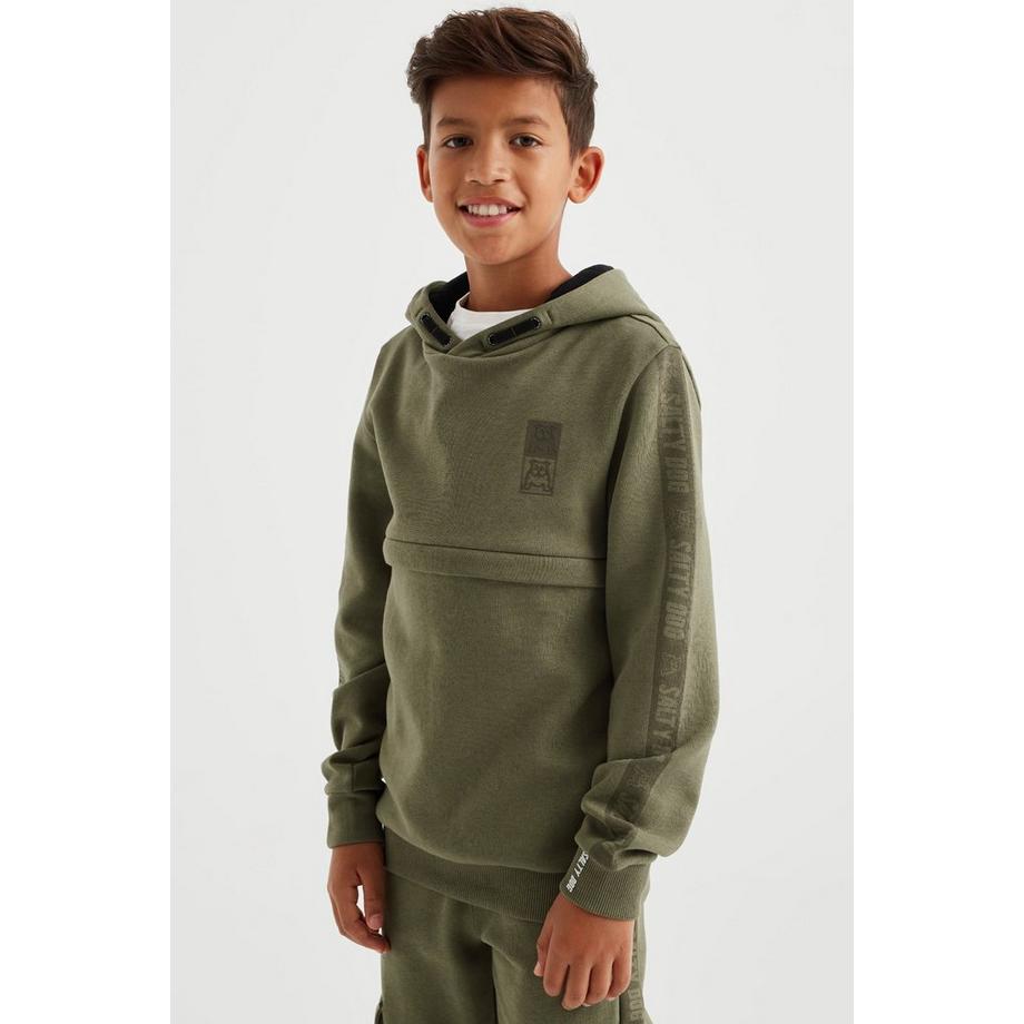 WE Fashion  Jungen-Hoodie Mit Seitenstreifen 