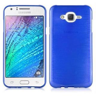 Cadorabo  Housse compatible avec Samsung Galaxy J7 2015 - Coque de protection en silicone TPU flexible au design brossé 