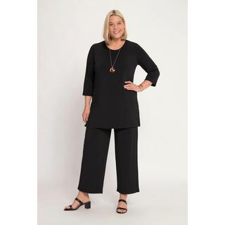 Ulla Popken Longshirt Polka Dot Rundhals 3/4-Arm  