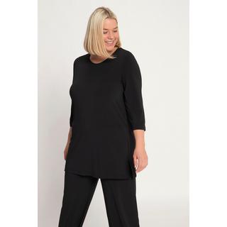 Ulla Popken Longshirt Polka Dot Rundhals 3/4-Arm  