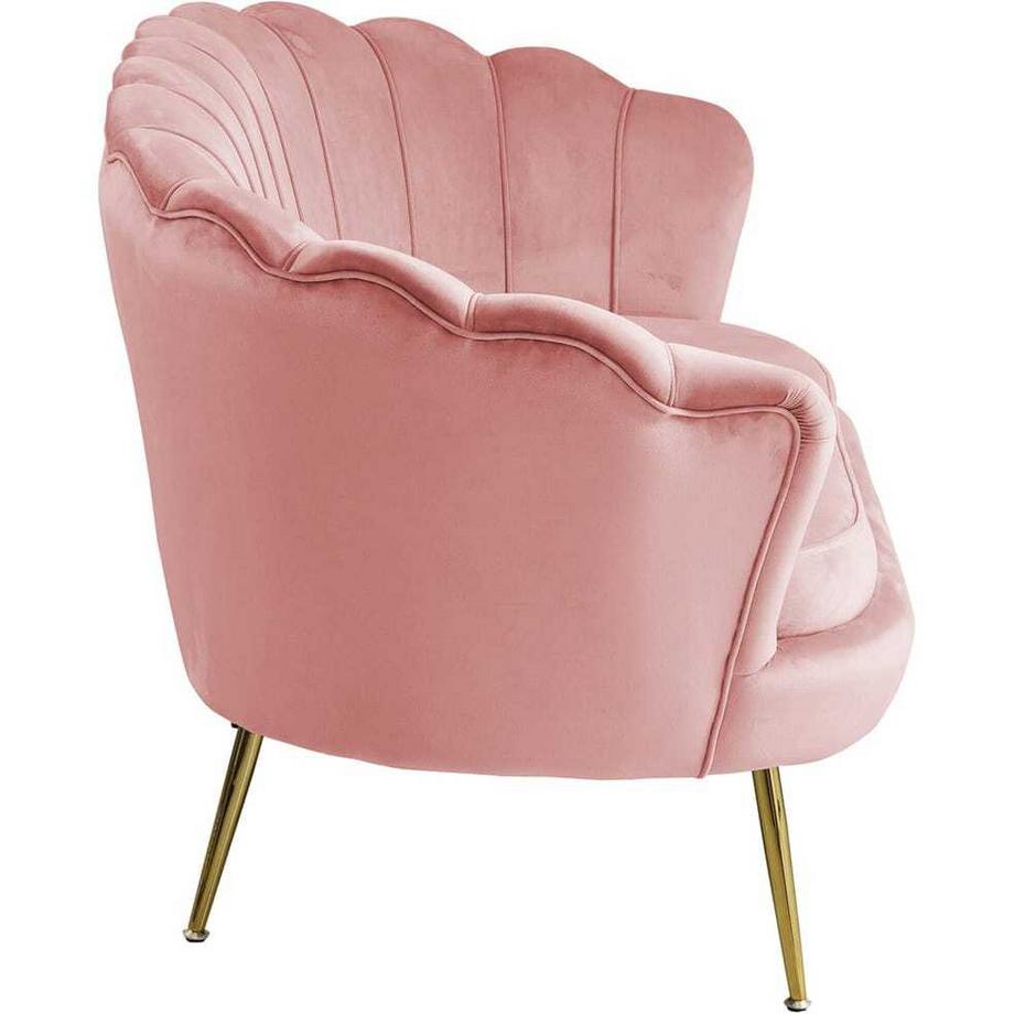 mutoni Muschelsofa Samt, 2-sitzer  