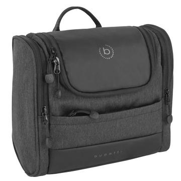 Universum Borsa da toilette zip grande, nero