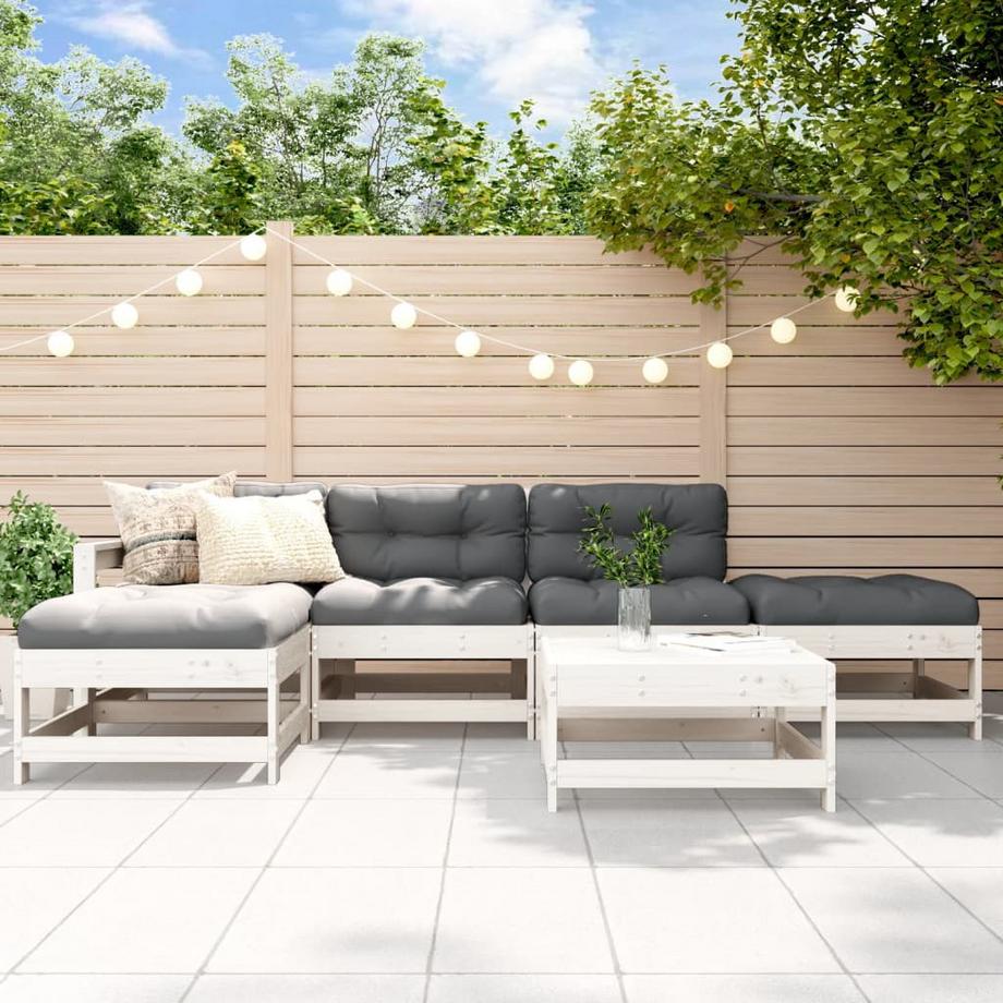 VidaXL Salon de jardin bois de pin  