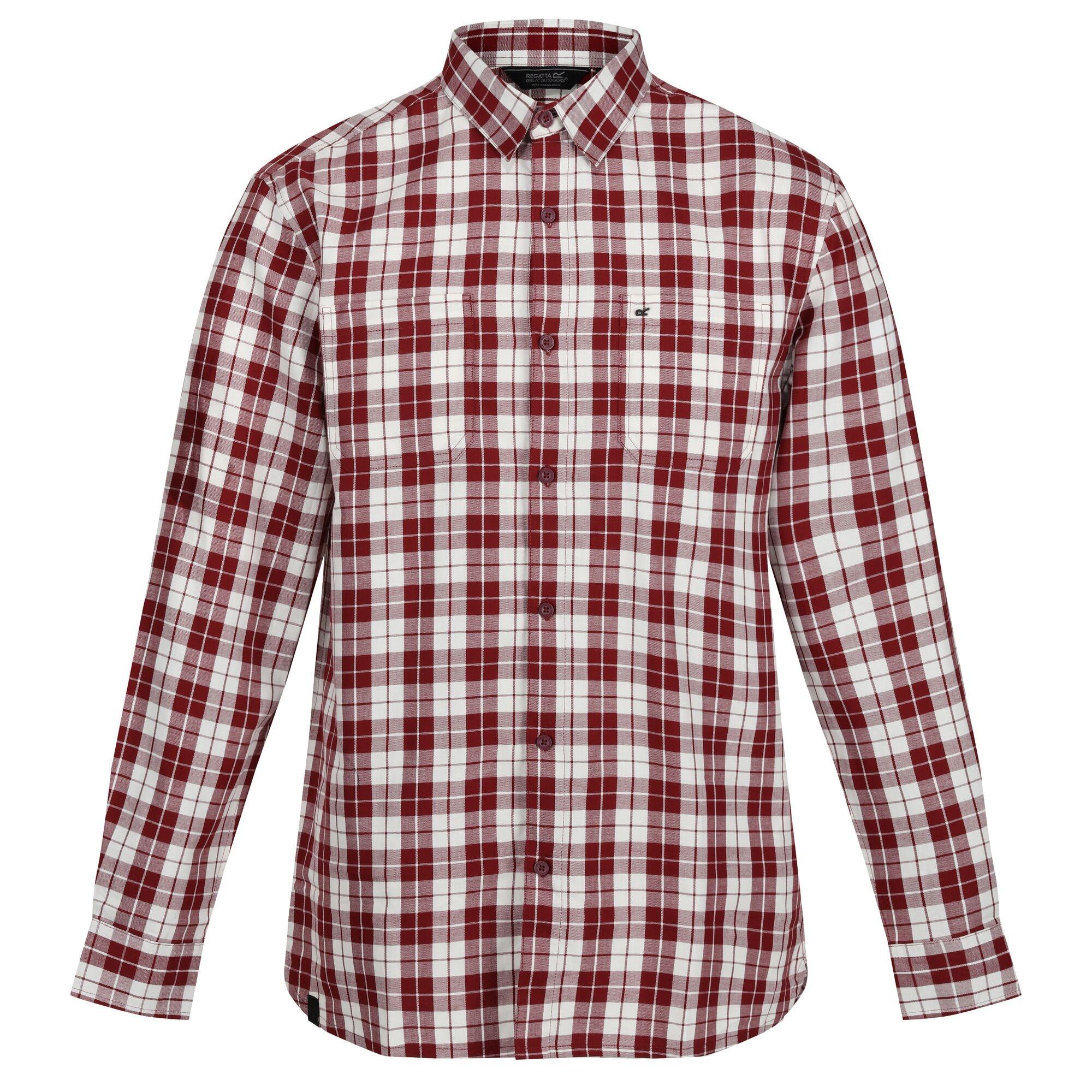 Image of Lance Hemd Herren Dunkelrot XXL
