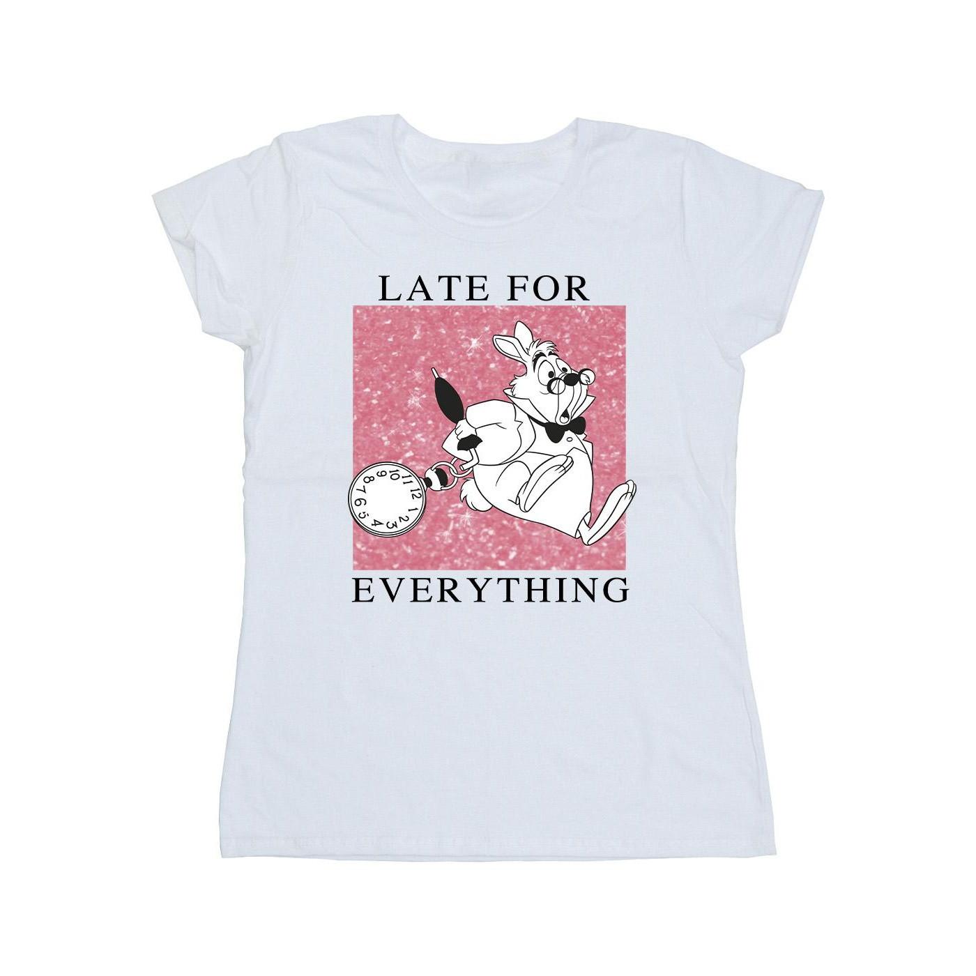 Image of Alice In Wonderland White Rabbit Tshirt Damen Weiss L