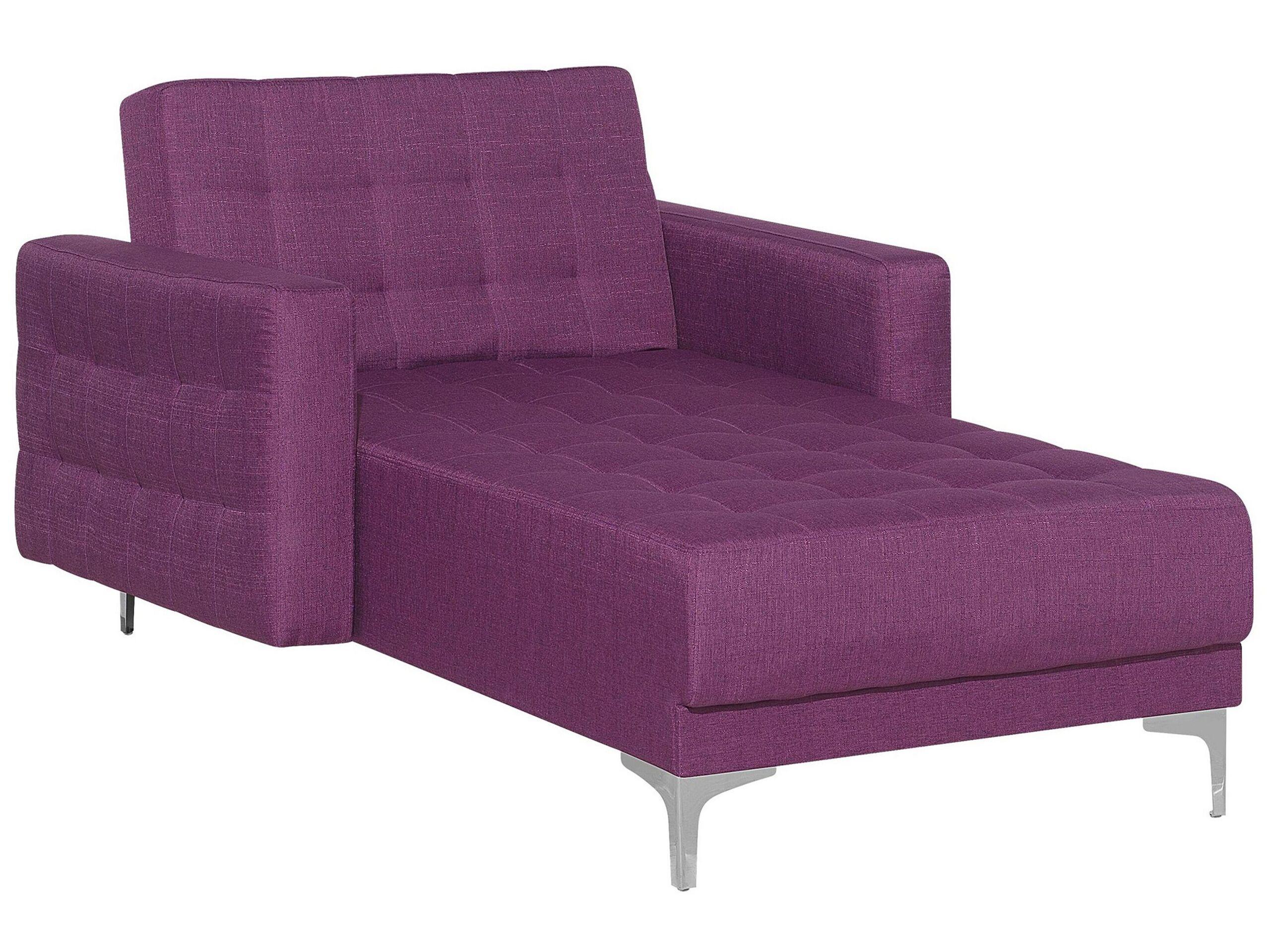 Beliani Chaise longue en Poliestere Moderno ABERDEEN  