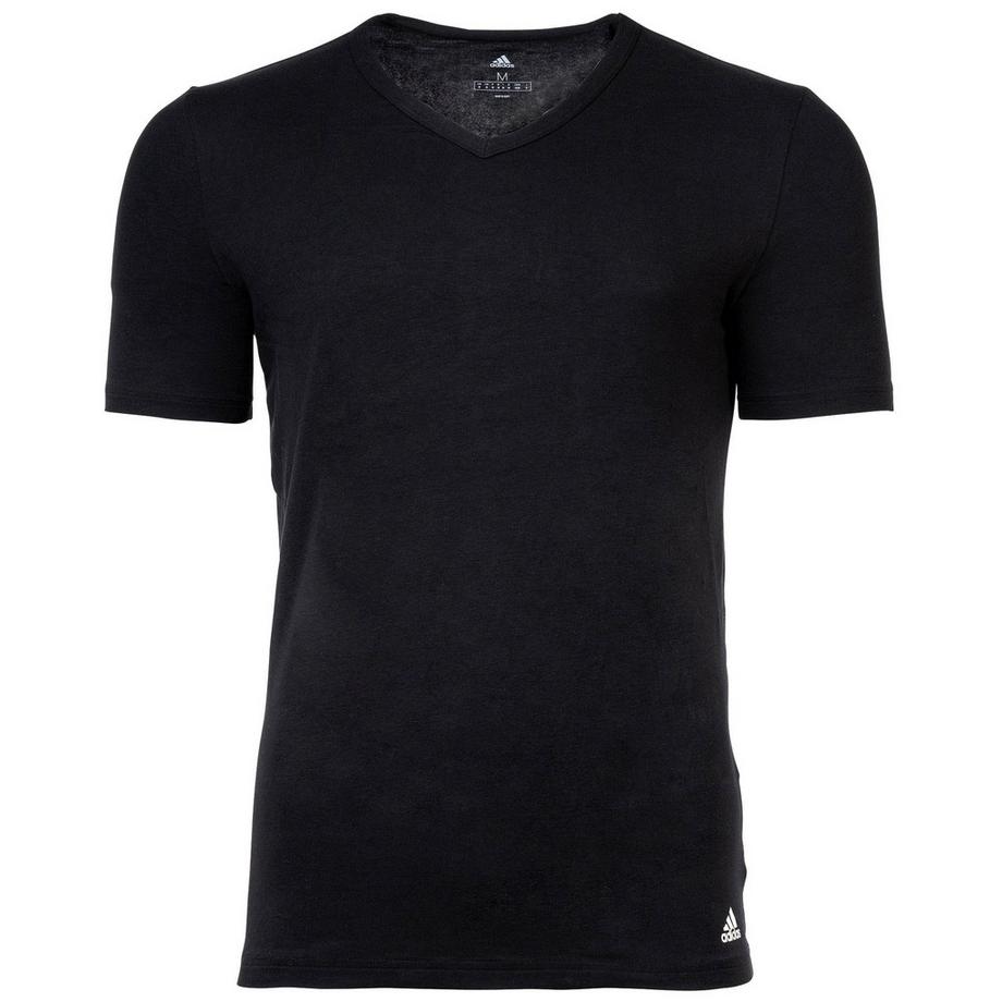 adidas T-shirt Col V Coupe Ajustée Pack de 6  