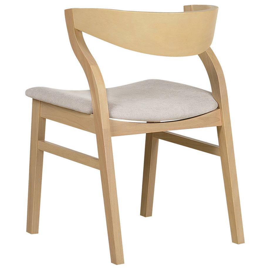 Beliani Lot de 2 chaises de salle à manger en MDF Rustique MAROA  