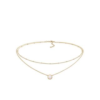 Elli  Halskette Choker Layer Opal 