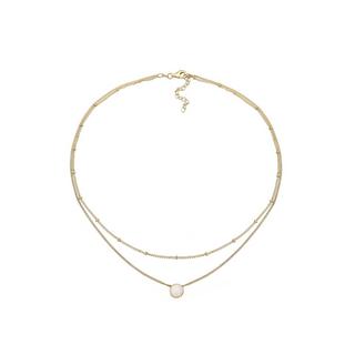 Elli  Halskette Choker Layer Opal 