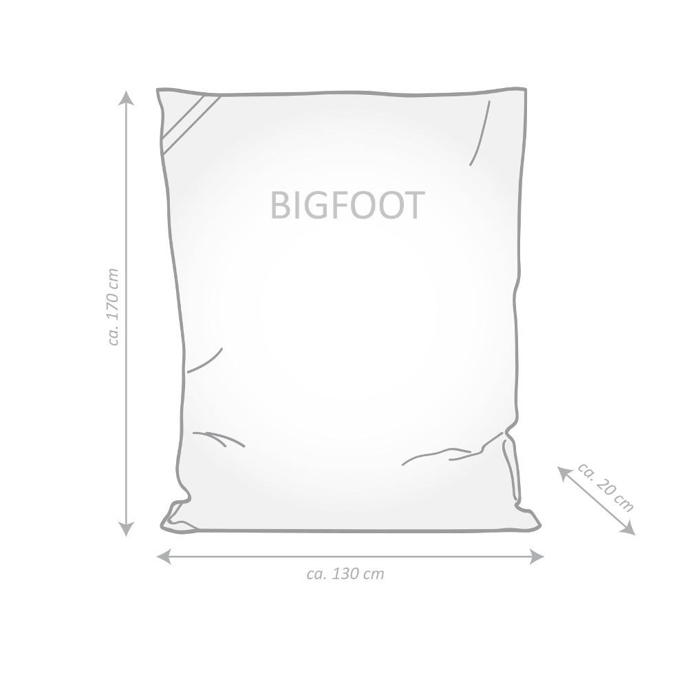 Sitting Point Sitzsack Bigfoot Scuba, schwarz  