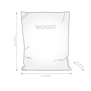 Sitting Point Sitzsack Bigfoot Scuba, schwarz  