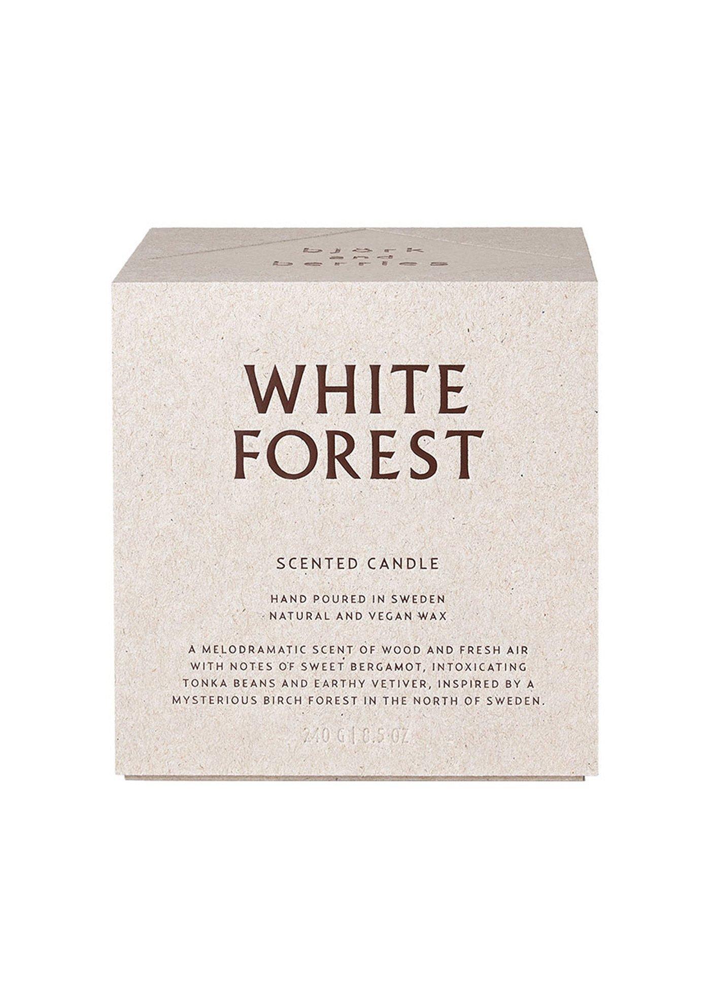 Björk & Berries Kerzen White Forest Scented Candle  
