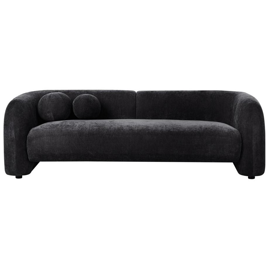 Beliani 4-Sitzer-Wohnzimmer Set aus Chenillegewebe  LEIREN  