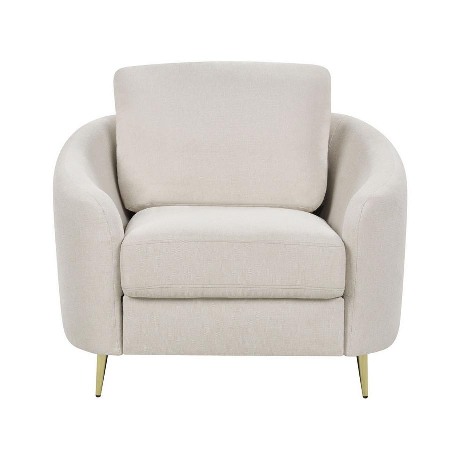 Beliani Sessel aus Stoff Klassisch TROSA  