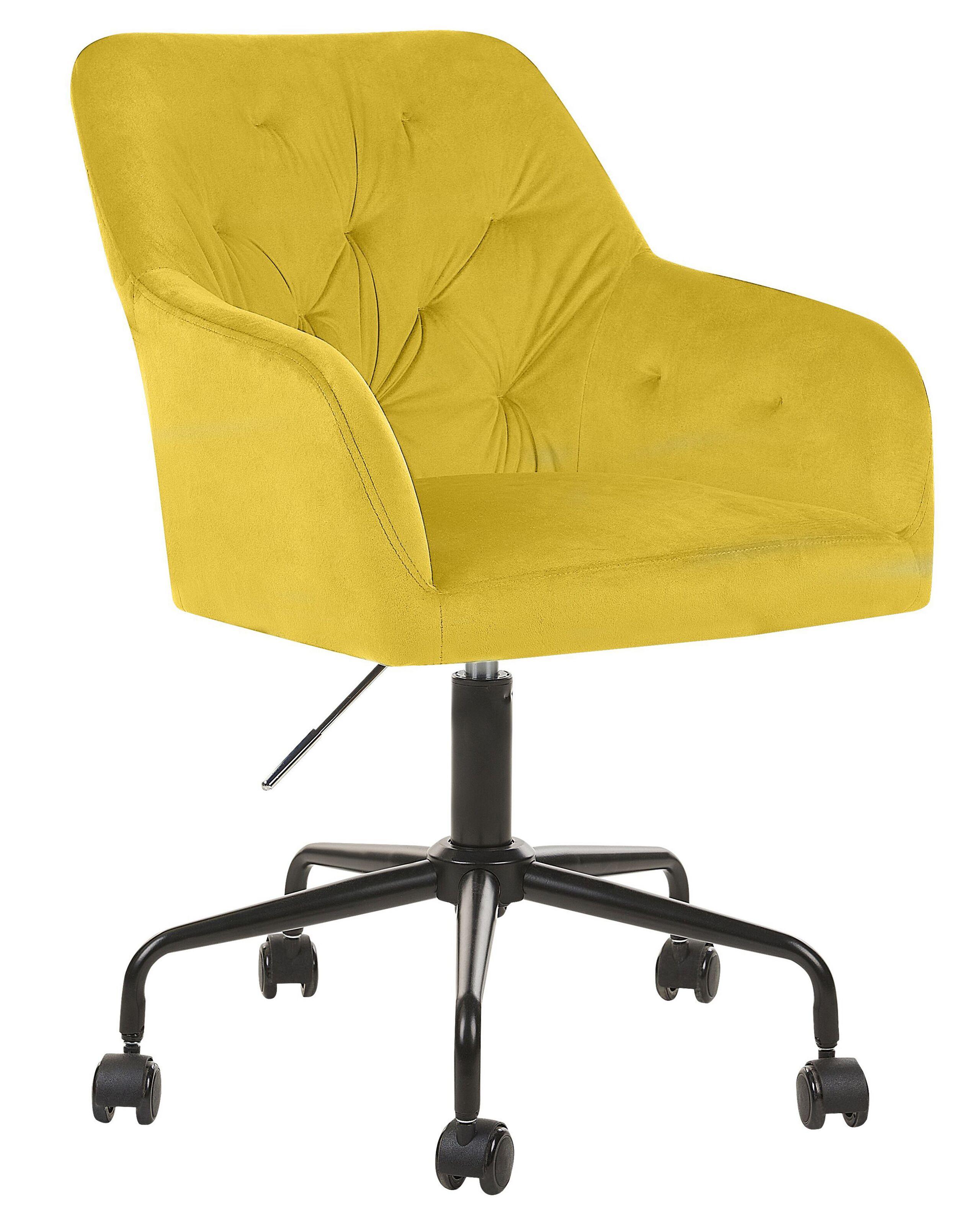 Beliani Chaise de bureau en Velours Glamour ANTARES  