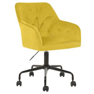 Beliani Chaise de bureau en Velours Glamour ANTARES  