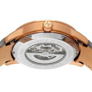 Heritor Automatic  Montre automatique Heritor Davies semi-squelettique avec bracelet en cuir 