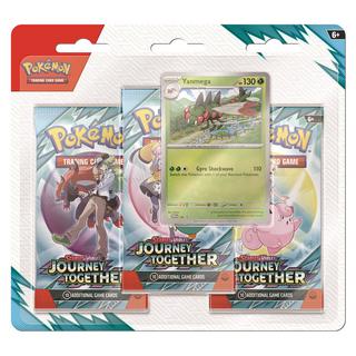 Pokémon  TCG: Scarlet & Violet - Journey together (SV09) Yanmega 3-Pack Blisters - EN 