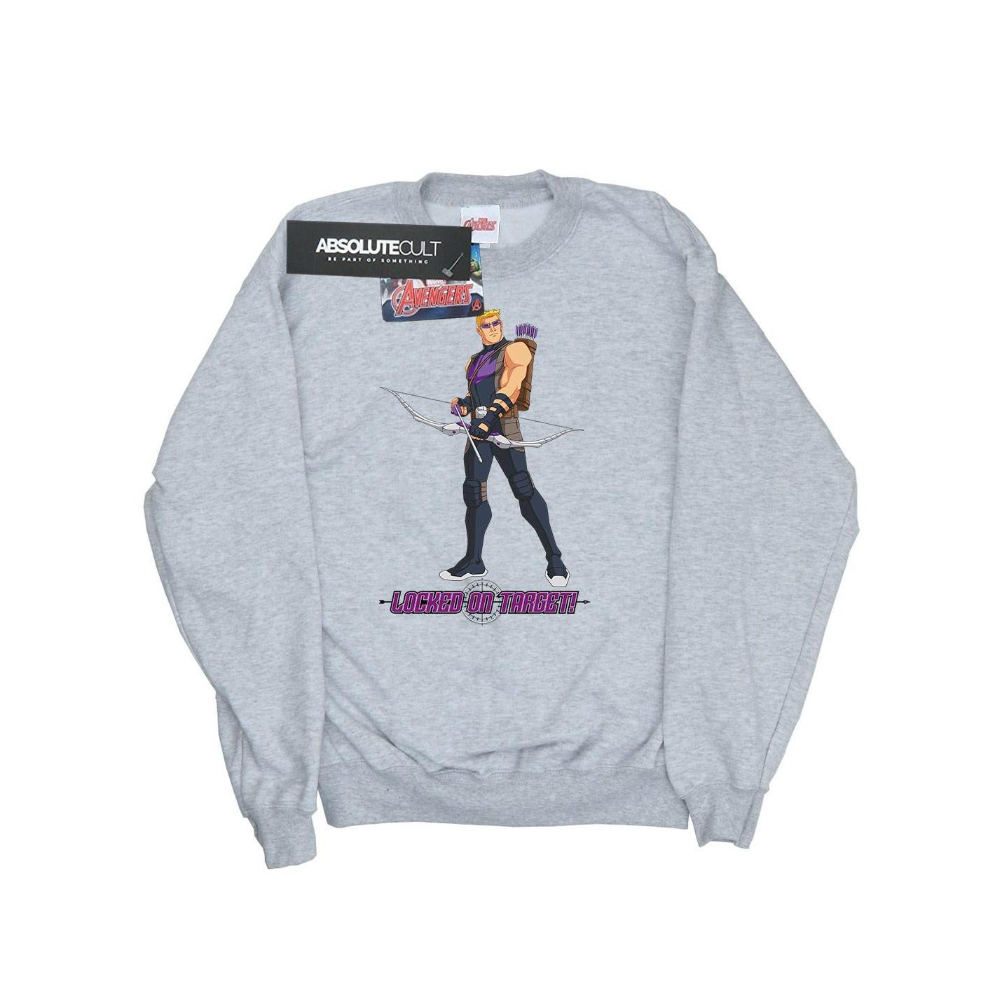 Image of Hawkeye Locked On Target Sweatshirt Damen Grau S