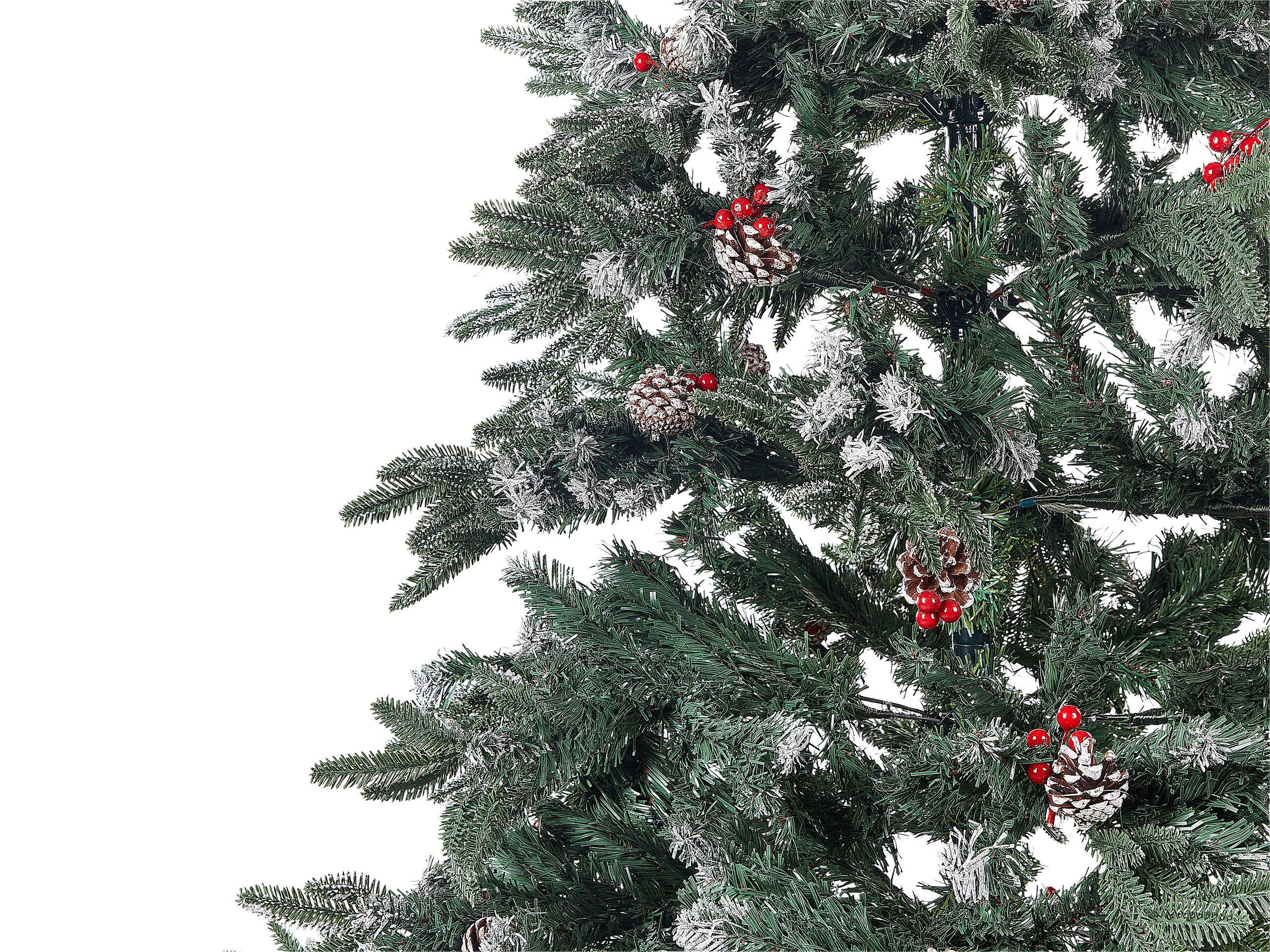 Beliani Sapin de Noël artificiel en PVC Traditionnel DENALI  