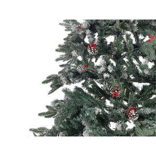 Beliani Künstlicher Weihnachtsbaum aus PVC Klassisch DENALI  