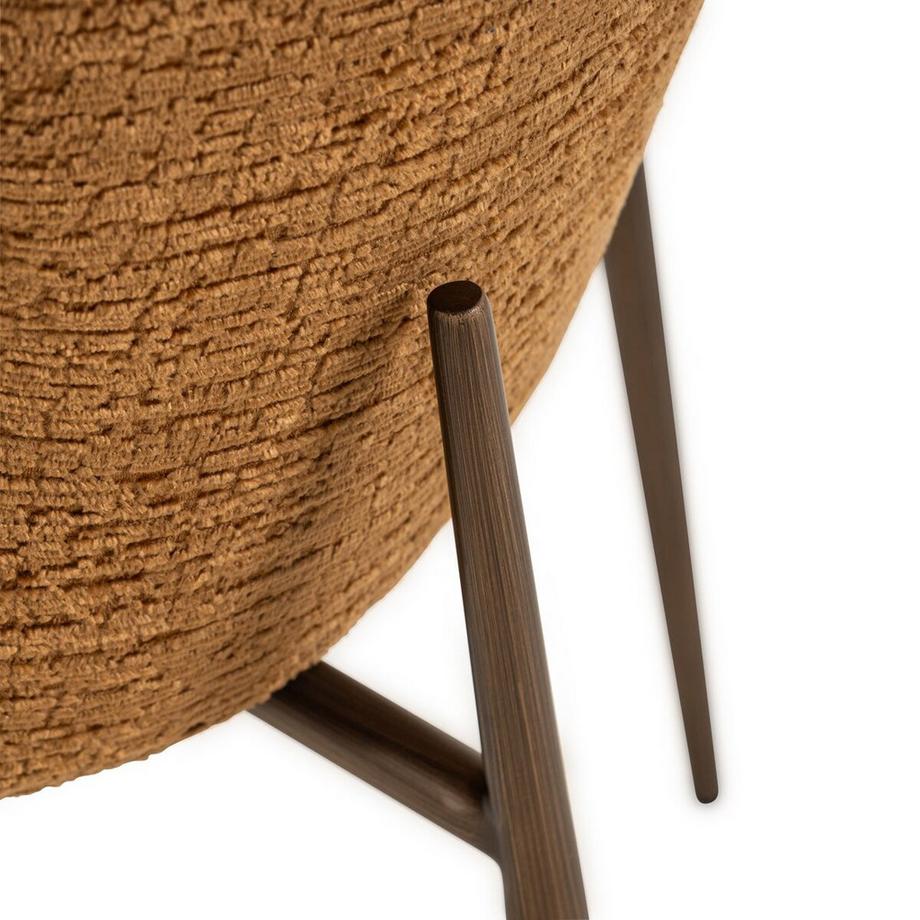 Richmond Interiors Esszimmerstuhl Odarby cognac fusion (2er-Set)  