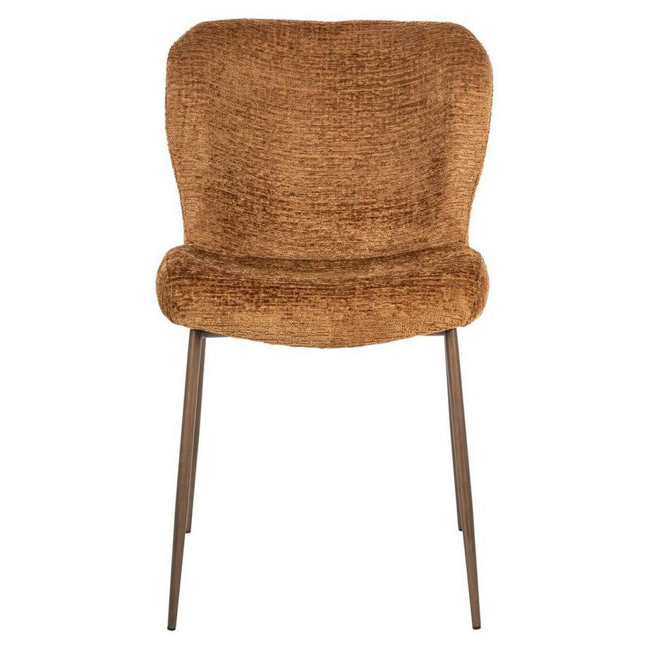 Richmond Interiors Esszimmerstuhl Odarby cognac fusion (2er-Set)  