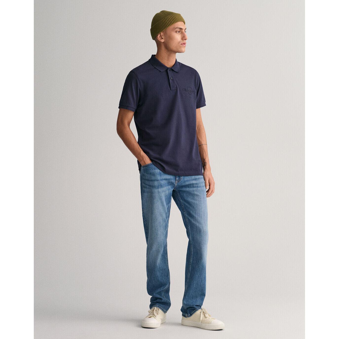 GANT  polo reg tonal shield 