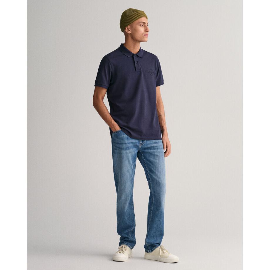 GANT Regular Tonal Shield Poloshirt  