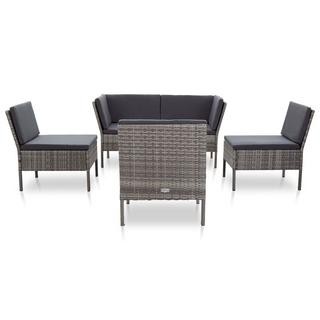 VidaXL set giardino Polirattan  