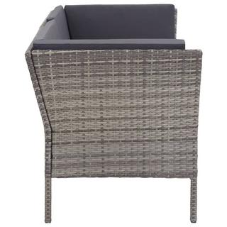 VidaXL set giardino Polirattan  