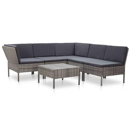 VidaXL set giardino Polirattan  