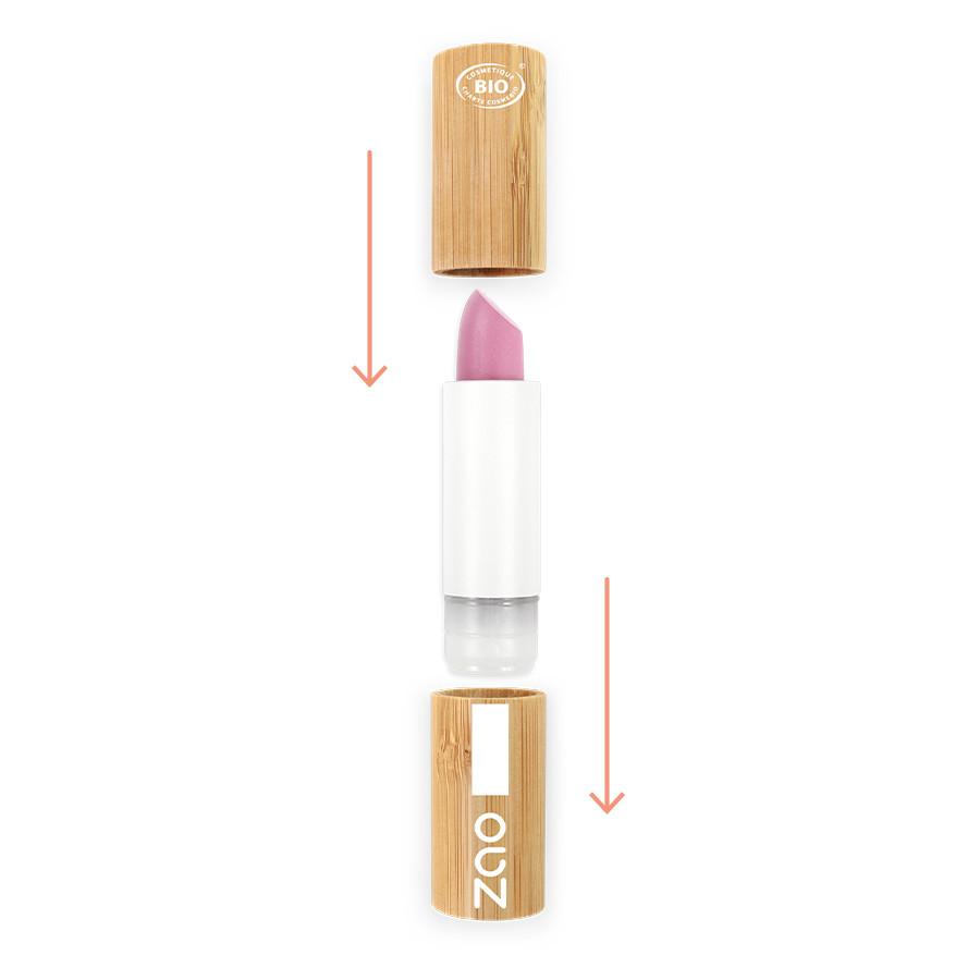 ZAO MAKEUP  Classic Lipstick - Bio-zertifiziert, vegan und nachfüllbar 