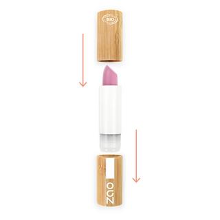 ZAO MAKEUP  Classic Lipstick - Bio-zertifiziert, vegan und nachfüllbar 