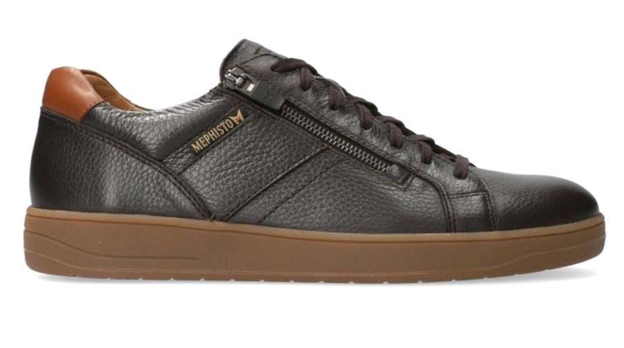 Image of Henrik - Leder Sneaker Herren Braun 47