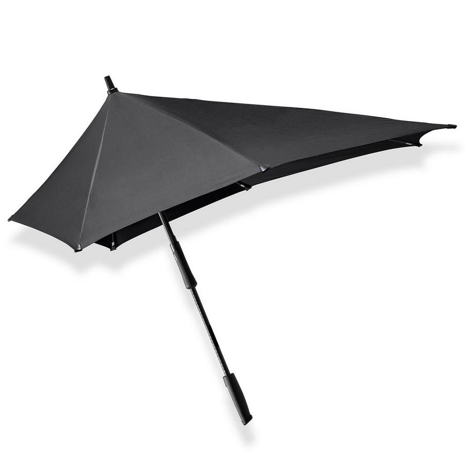 Senz  Senz Stick Storm Regenschirm, XXL , Schwarz Pur 