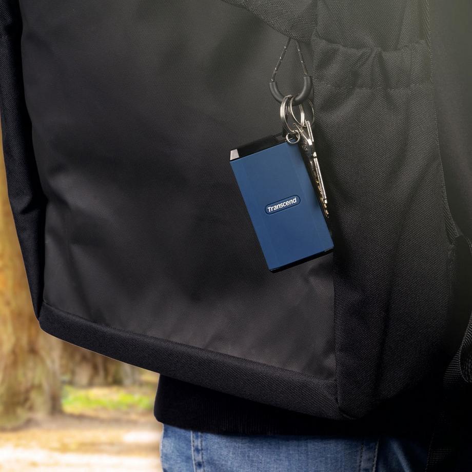 Transcend  Tragbare SSD ESD410C USB-C 1 TB 20 Gbit/s (R2000/W2000 Mbit/s) IPX5 